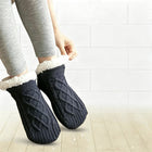 Fleece-Lined Slipper Socks