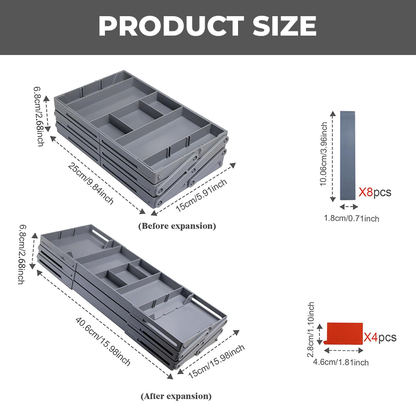 Multi-Level Smart Drawer Organizer
