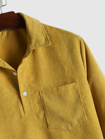 LONG SLEEVE BUTTON-UP SHIRT FOR MEN
