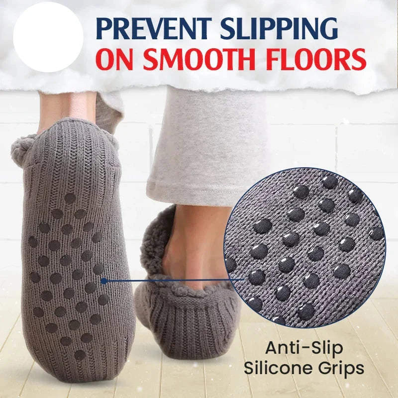 Fleece-Lined Non-Slip Thermal Slippers Socks-Buy 2 Pcs Get Free Shipping