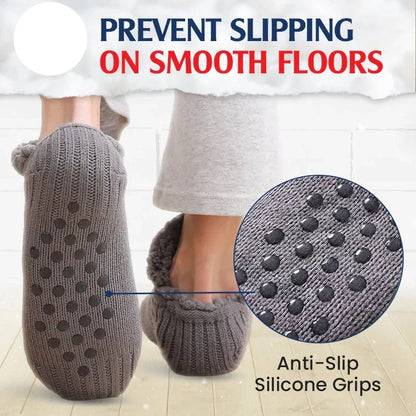 Fleece-Lined Non-Slip Thermal Slippers Socks-Buy 2 Pcs Get Free Shipping