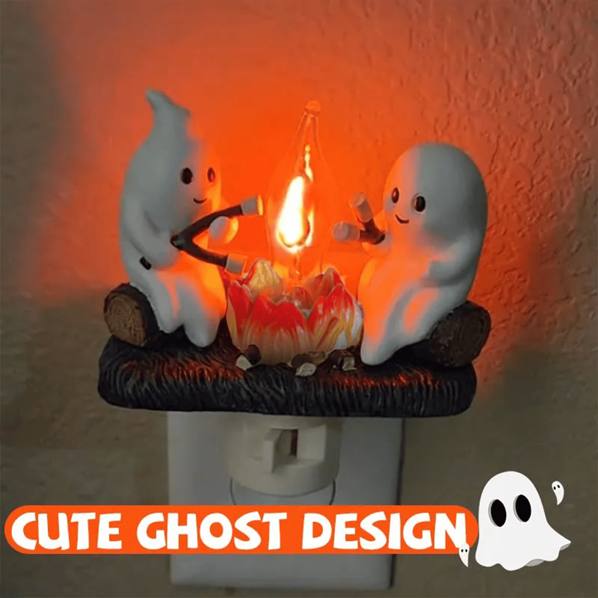 2025 Ghost Campfire Flickering Nightlight🔥👻