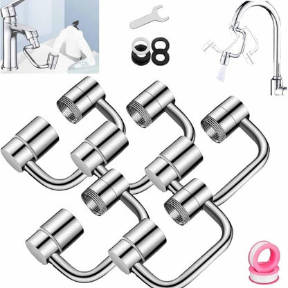 1440° Rotating Faucet Extender – Dual-Mode Anti-Splash Aerator for Kitchen & Bathroom Use