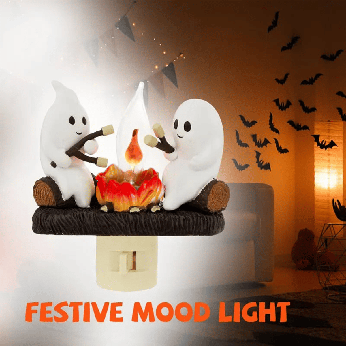 2025 Ghost Campfire Flickering Nightlight🔥👻