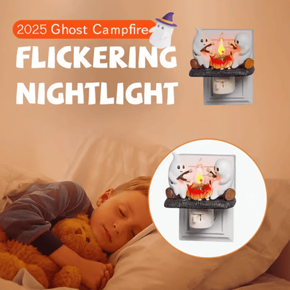 2025 Ghost Campfire Flickering Nightlight🔥👻