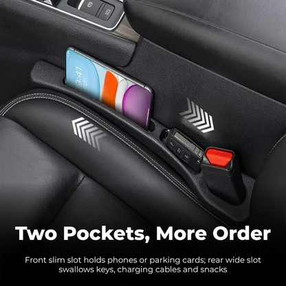 🎉 New Year Sale 50% OFF🎉Universal Car Seat Gap Filler Strip – Anti-Drop Pad with Seatbelt Slot