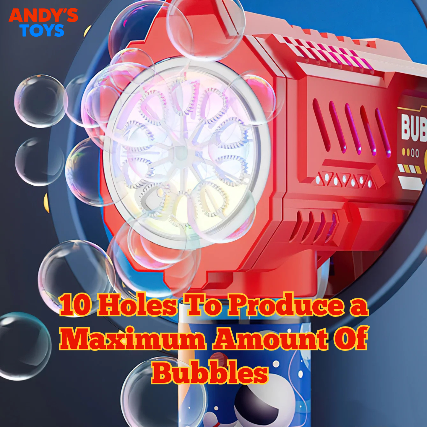 BubbleBazooka™ – Electric Handheld Bubble Gun