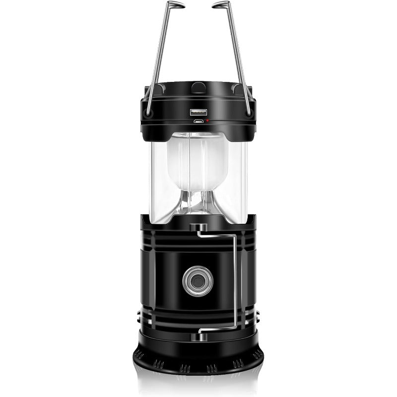 Solar + USB Camping Lantern Flashlight