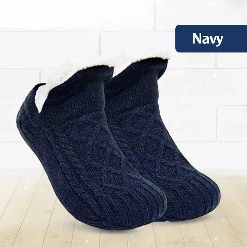 Fleece-Lined Non-Slip Thermal Slippers Socks-Buy 2 Pcs Get Free Shipping