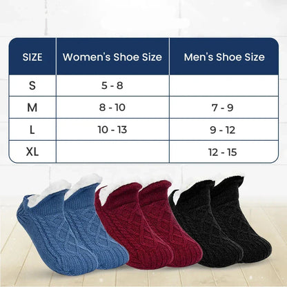 Fleece-Lined Non-Slip Thermal Slippers Socks-Buy 2 Pcs Get Free Shipping