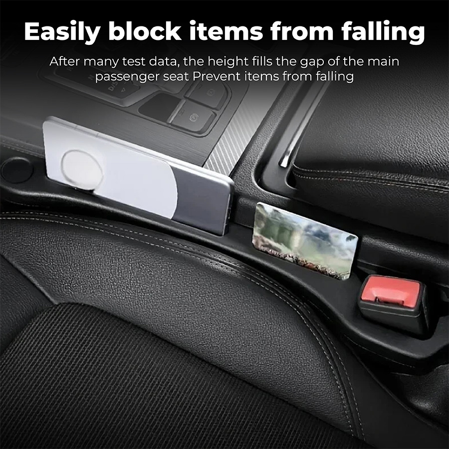 🎉 New Year Sale 50% OFF🎉Universal Car Seat Gap Filler Strip – Anti-Drop Pad with Seatbelt Slot