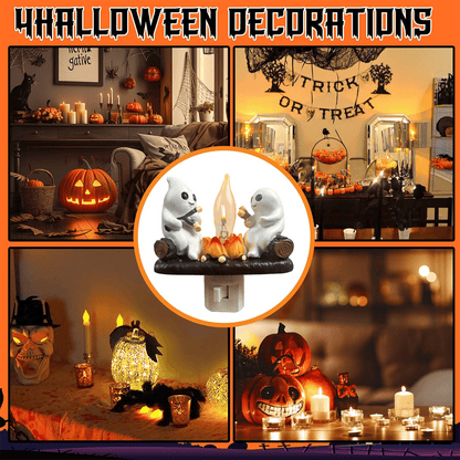 2025 Ghost Campfire Flickering Nightlight🔥👻