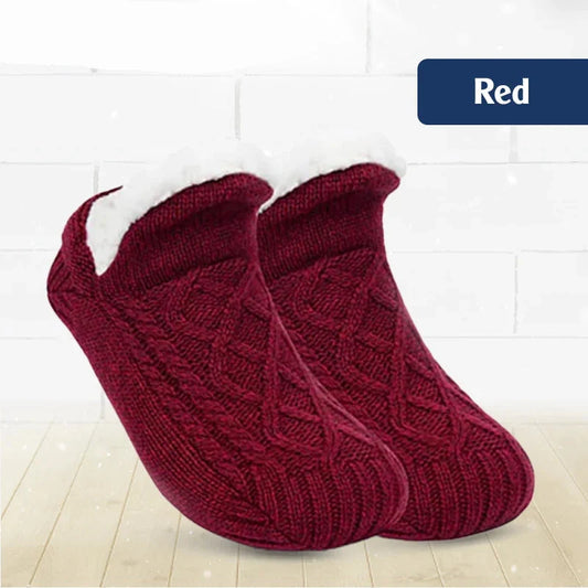Fleece-Lined Non-Slip Thermal Slippers Socks-Buy 2 Pcs Get Free Shipping
