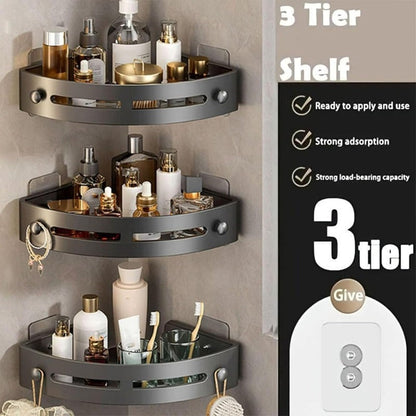 No-Drill Triangle Shower Caddy