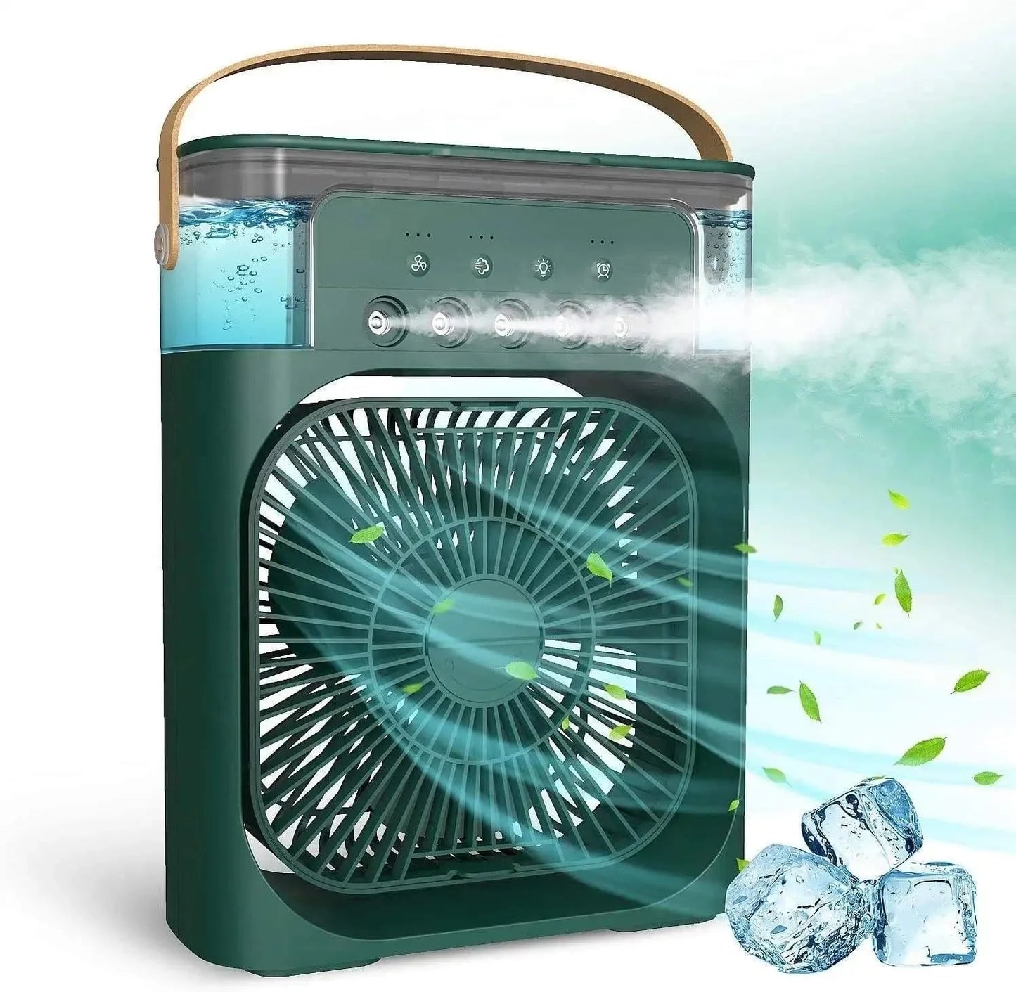 Portable 3-in-1 Air Cooler Fan + Free Ice Cube Maker