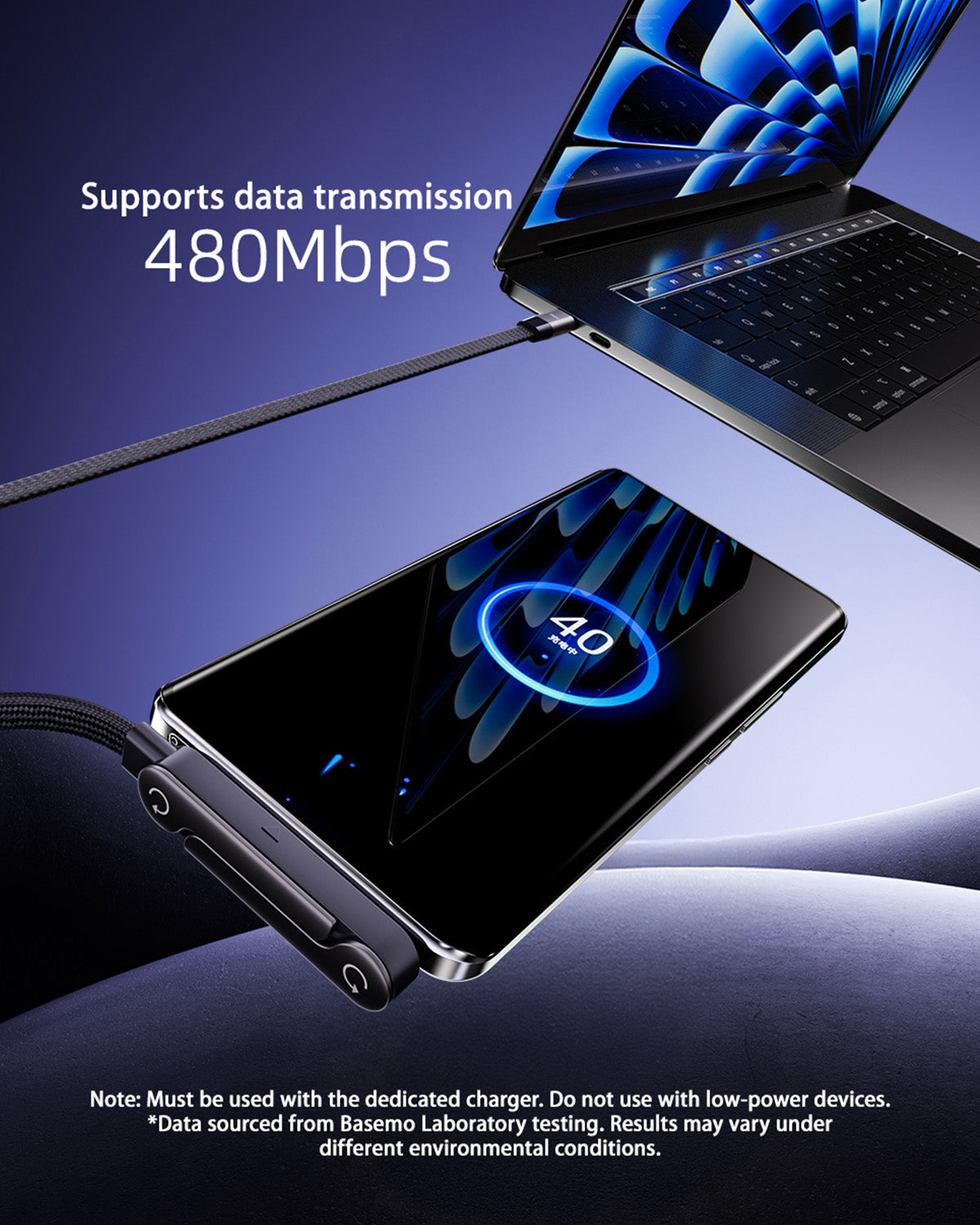 Novarillo| 2-in-1 Stand Charging Cable