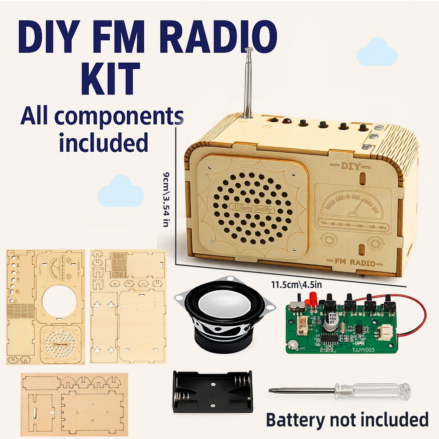 DIY FM Radio Kit Build a Real Working Radio