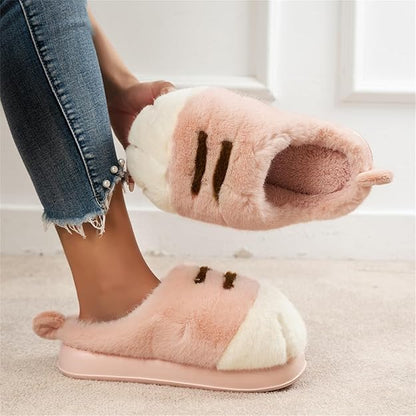 Cat Paw Plush Slippers