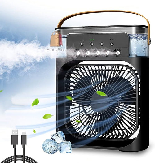 Portable 3-in-1 Air Cooler Fan + Free Ice Cube Maker