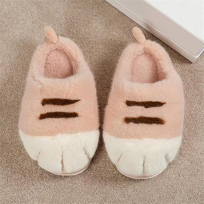 Cat Paw Plush Slippers