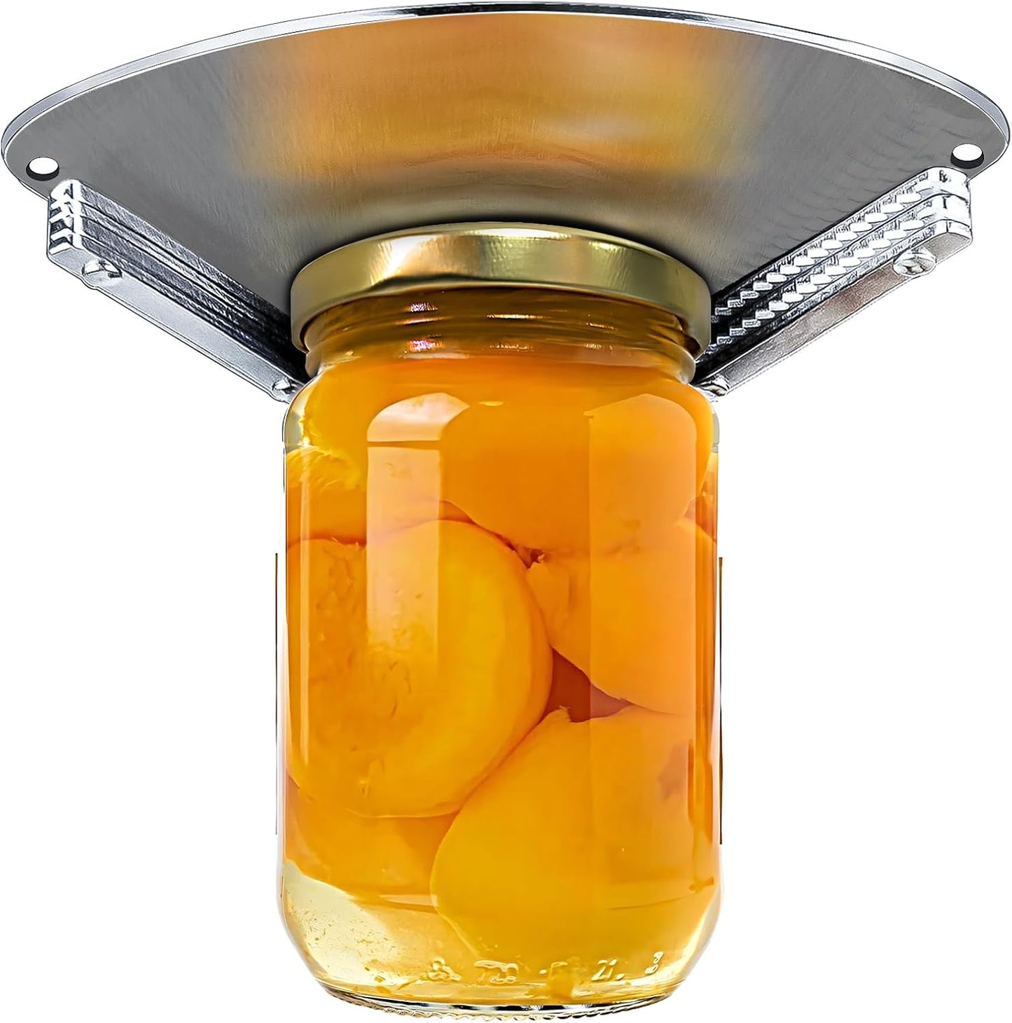 Upgraded Stainless Steel Under Cabinet Jar Opener for Seniors, Under Cabinet Jar Openers for Weak Hands, Jar Lid & Bottle Cap Opener Tool, Under Counter Can Opener, One Handed Patent No.: 2024043283