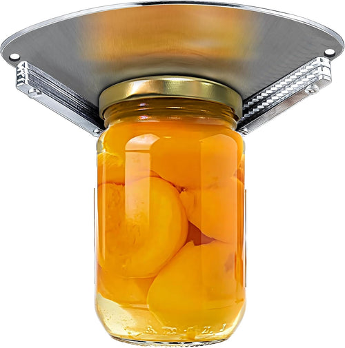 Upgraded Stainless Steel Under Cabinet Jar Opener for Seniors, Under Cabinet Jar Openers for Weak Hands, Jar Lid & Bottle Cap Opener Tool, Under Counter Can Opener, One Handed Patent No.: 2024043283