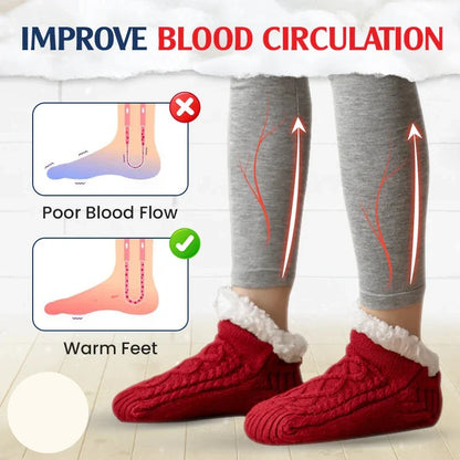 Fleece-Lined Non-Slip Thermal Slippers Socks-Buy 2 Pcs Get Free Shipping