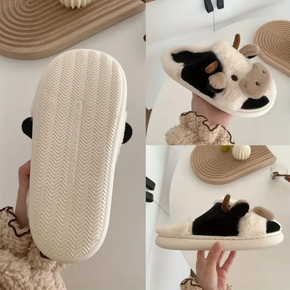 Cloudy Cow Slippers