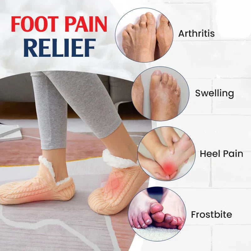 Fleece-Lined Non-Slip Thermal Slippers Socks-Buy 2 Pcs Get Free Shipping