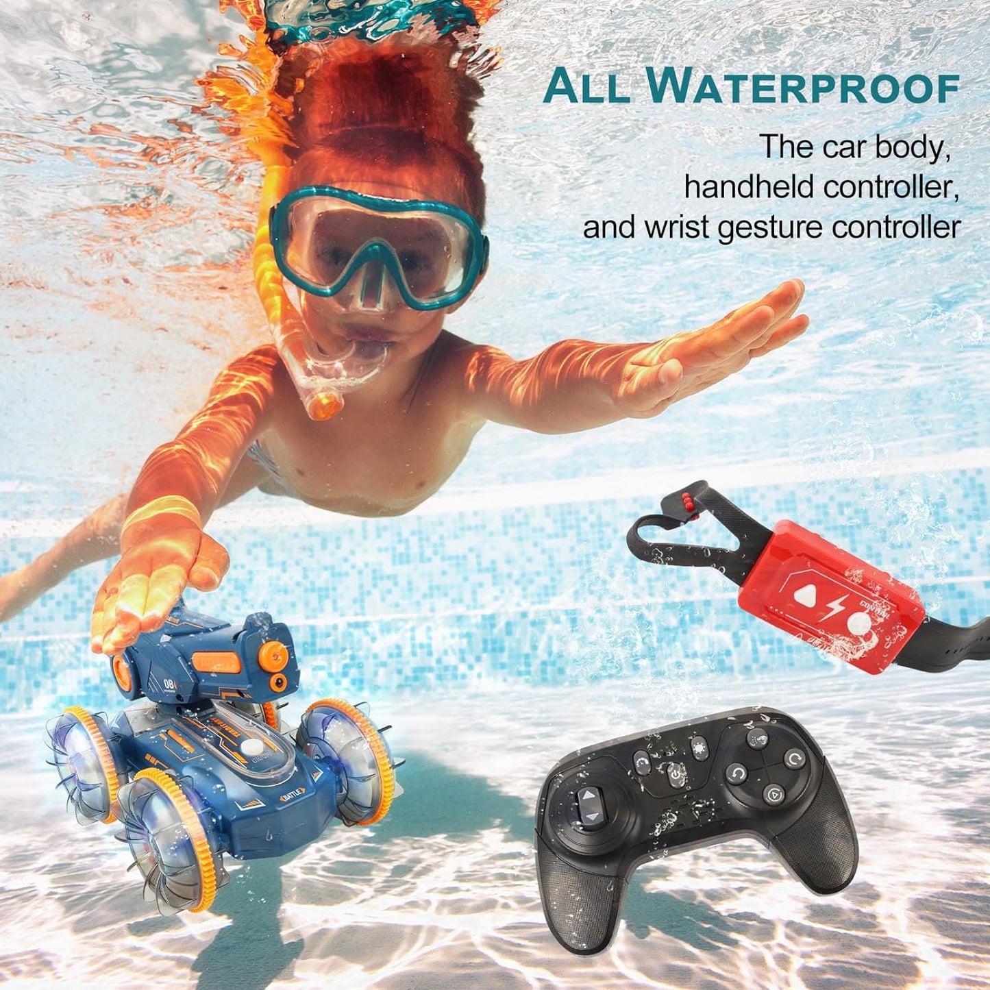 Amphibious Remote Control Car Boat