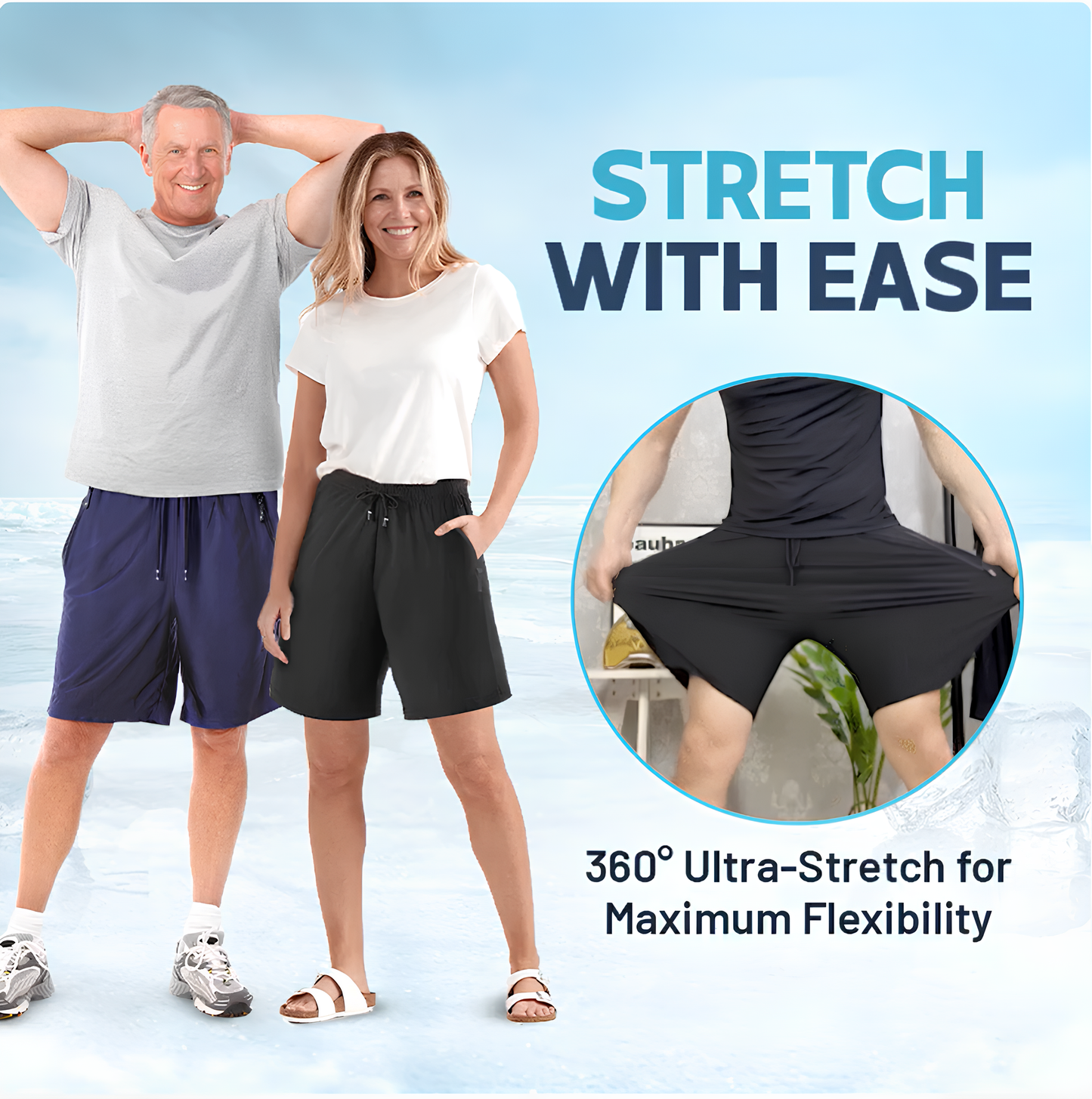 Ice Silk Stretch Quick-Dry Shorts