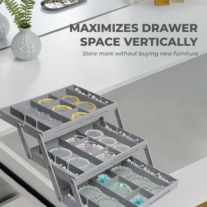 Multi-Level Smart Drawer Organizer