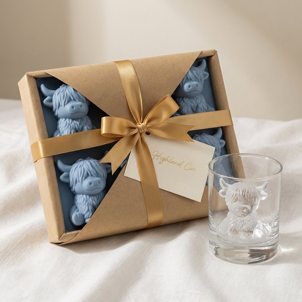 Mini Highland Cow Ice Cube & Dessert Mold