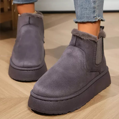 Women's Snow Ankle Boots Soft Plush Winter Shoes