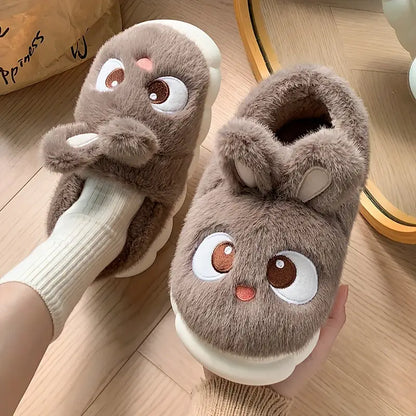 Rabbit Plush Slippers