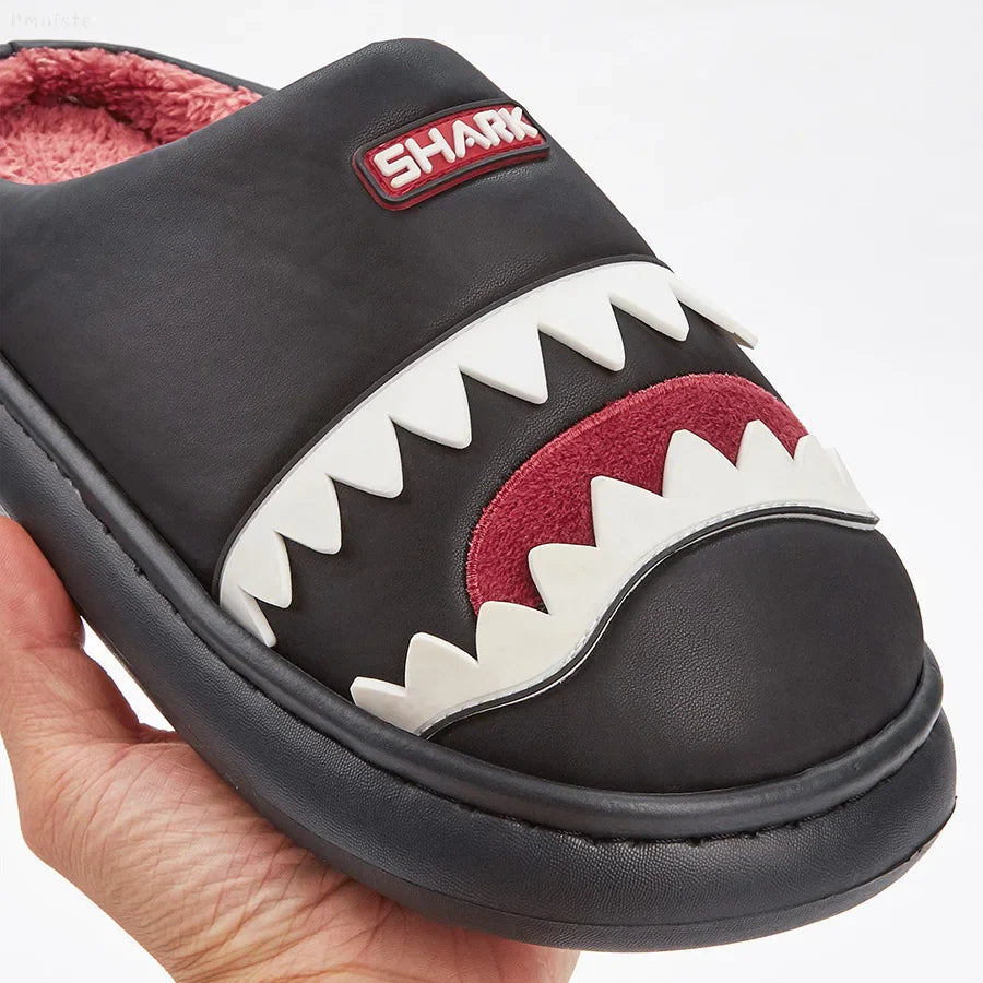 Furry Shark Slippers