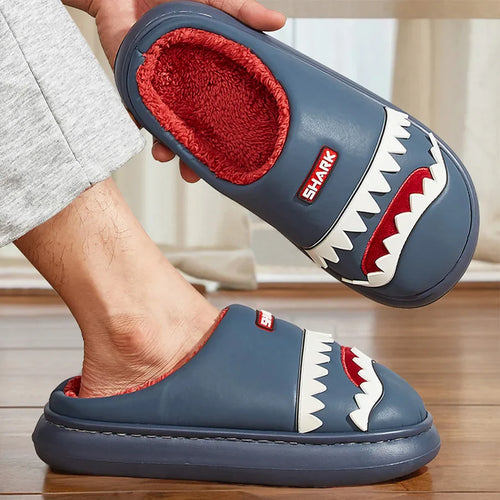 Furry Shark Slippers
