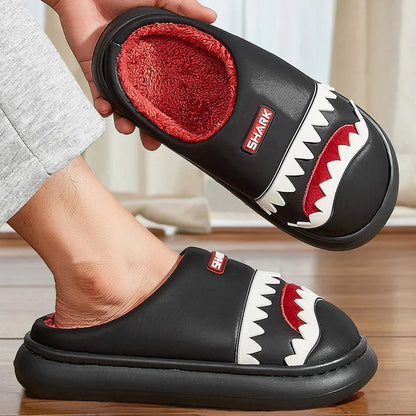 Furry Shark Slippers
