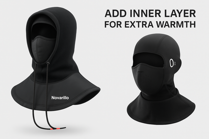 Winter Thermal Balaclava Hood – Full Face & Neck Protection
