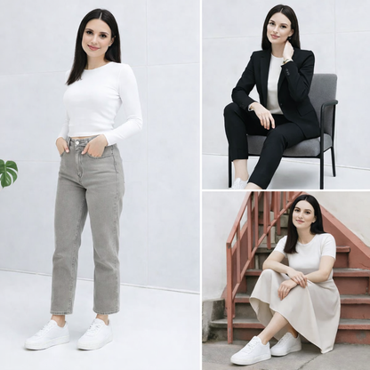 Prestige Shoes White Classy