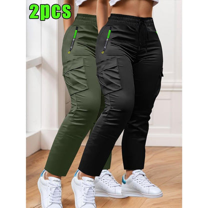 Women's Outdoor Cargo Pants with Multi-Pockets