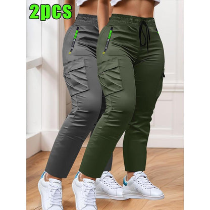 Women's Outdoor Cargo Pants with Multi-Pockets