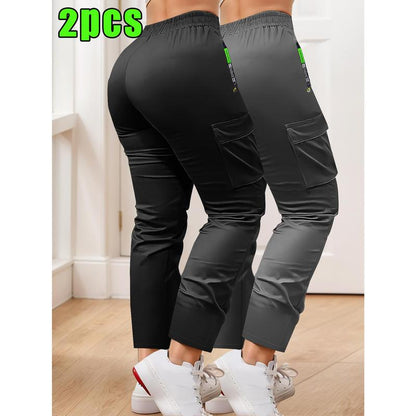 Women's Outdoor Cargo Pants with Multi-Pockets