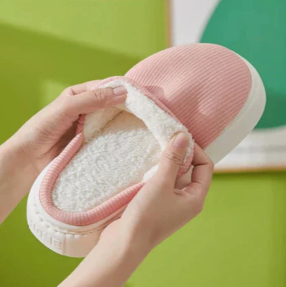 Cozy Knit Winter Slippers