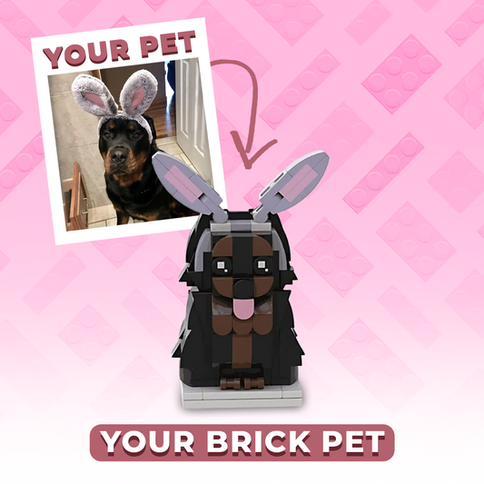 Custom Pet Brick Set – Novarillo Personalized Building Kit
