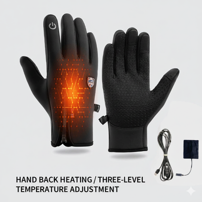 Rechargeable Heated Electric touchscreen Gloves