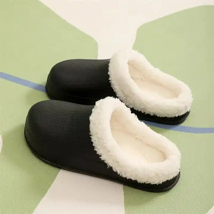 Cotton Fur Clogs