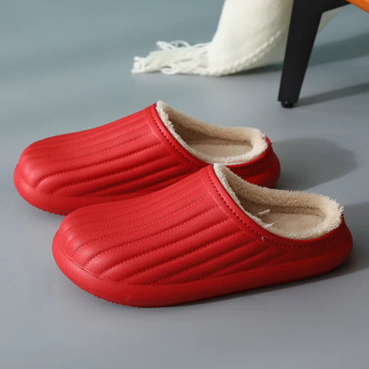 Faux Fur Cozy Slides