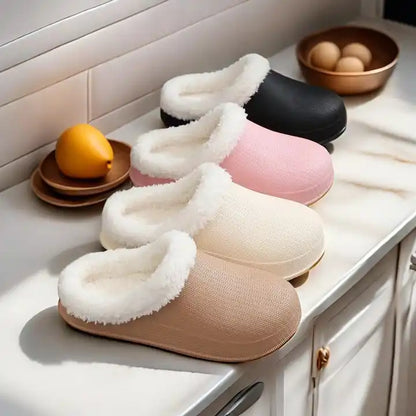 Cotton Fur Clogs