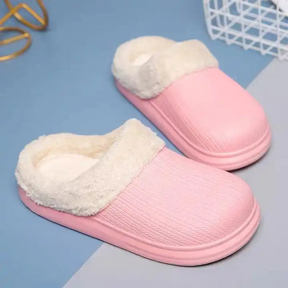 Cotton Fur Clogs